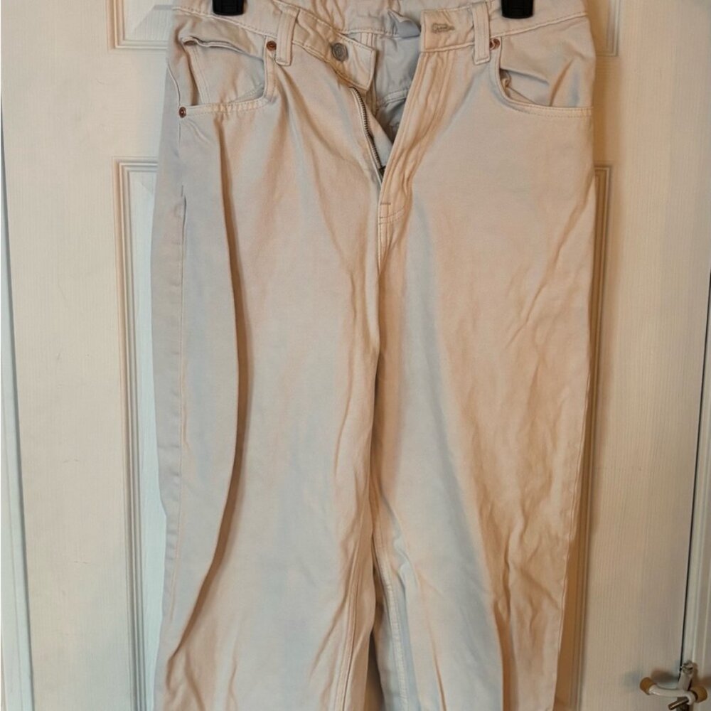 White HM Baggy Jeans - ORIGINALLY 46.00
